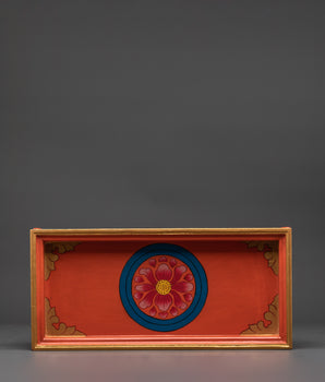 Handcrafted Tibetan Buddhist Offering Tray