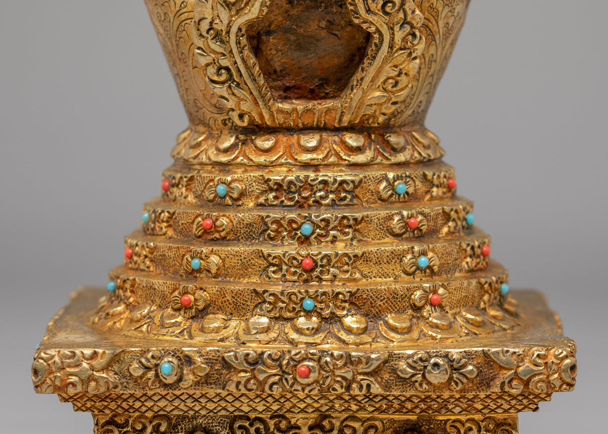 Traditional Tibetan Shrine Stupa | Namgyal Chorten Stupa