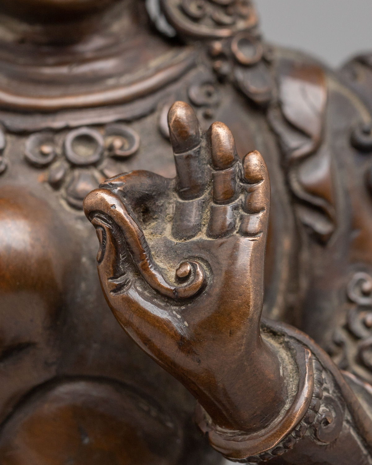 Buddhist Altar Green Tara Sculpture | Symbol of Compassion