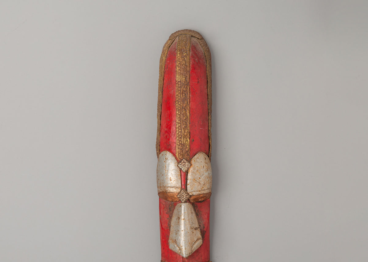 Himalayan Wooden Mask Wall Hanging | Handcrafted Wood Art