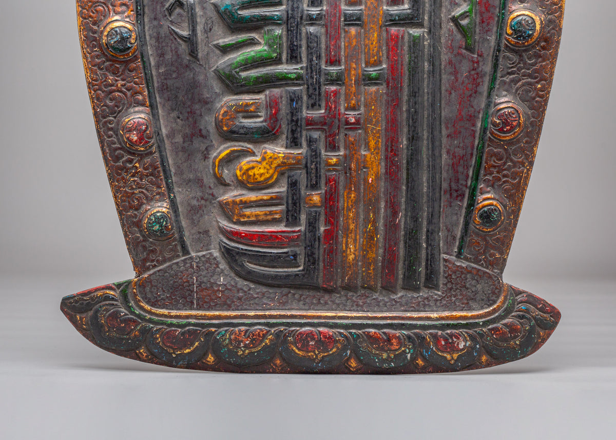 Handcrafted Tibetan Kalachakra Wall Art | Himalayan Buddhist Artwork