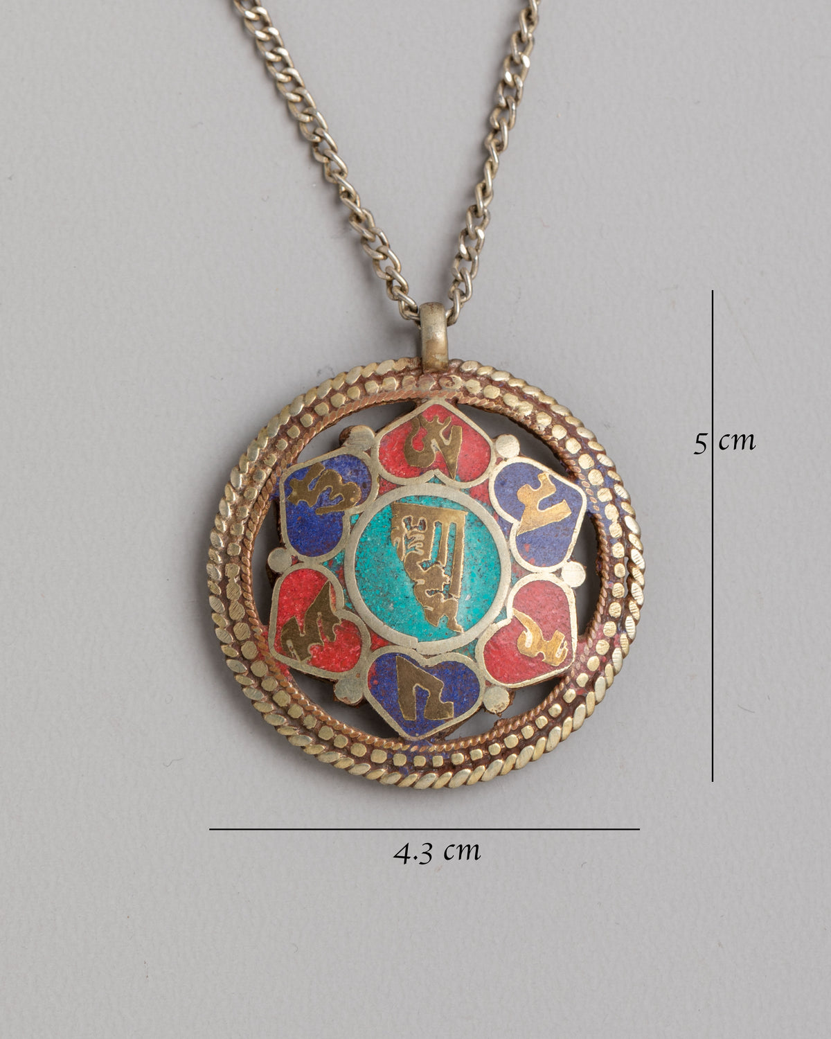 Handmade Buddhist Mantra Locket | Himalayan Sacred Jewelry