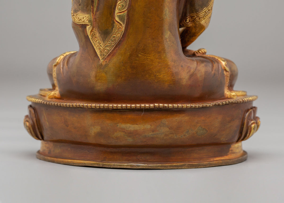 Handmade Amitabha Buddha Sculpture | Tibetan Art for Meditation