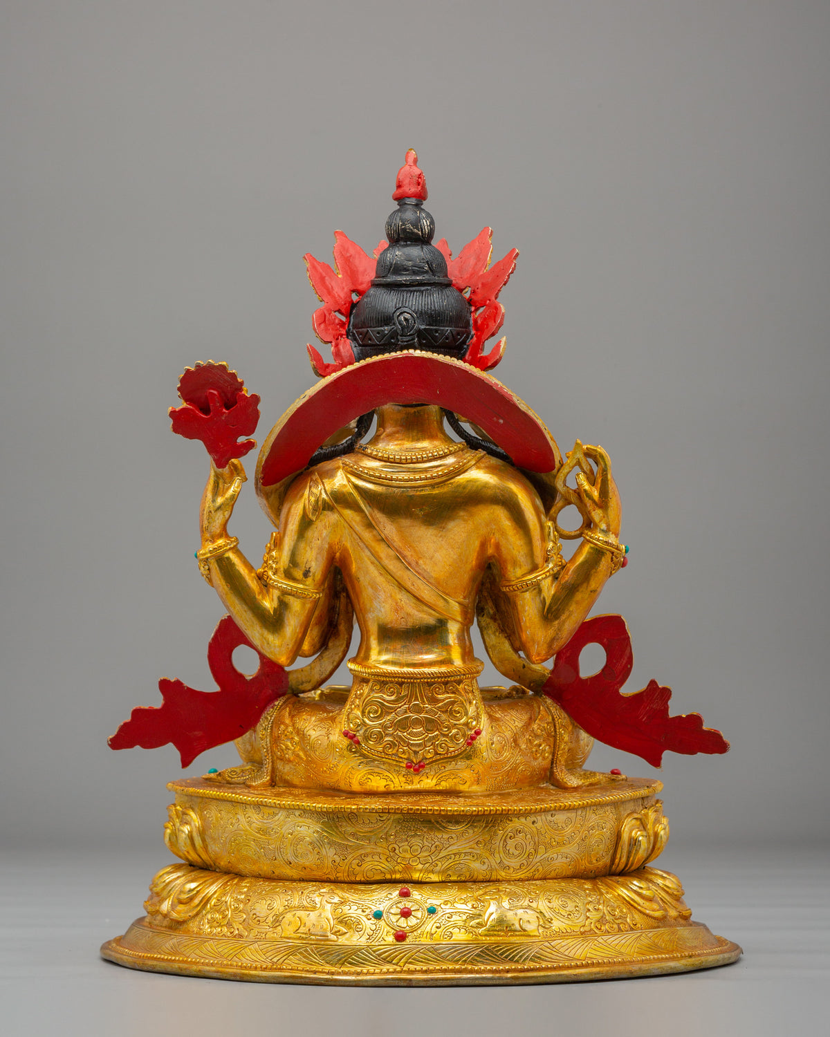 Traditional Cchenrezig Buddhist Statue | Handcrafted Artwork for Home Decor