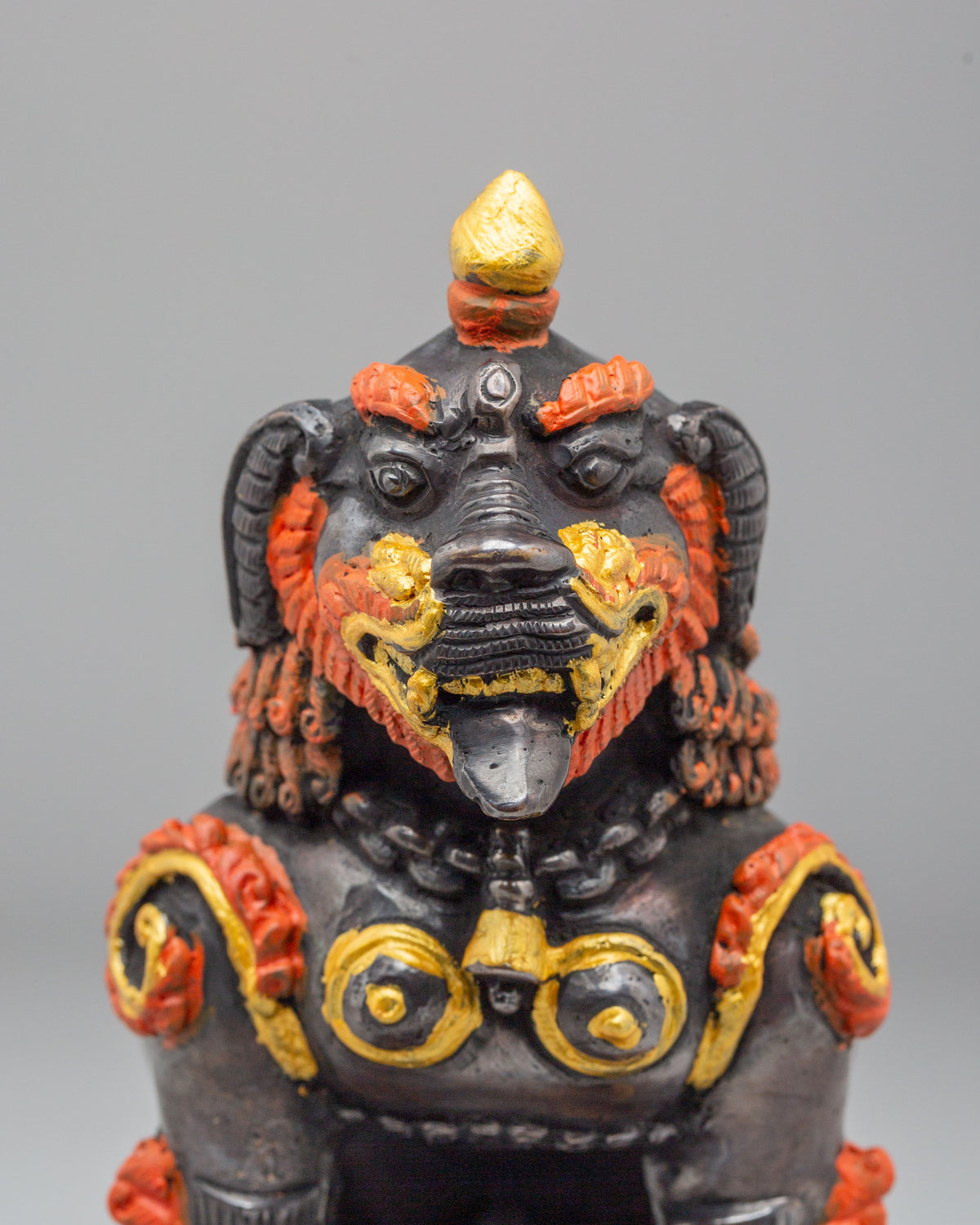 Handmade Snow Lion Set Sculpture | Perfect for Spiritual Decor