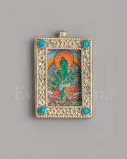 Green Tara Spiritual Pendant