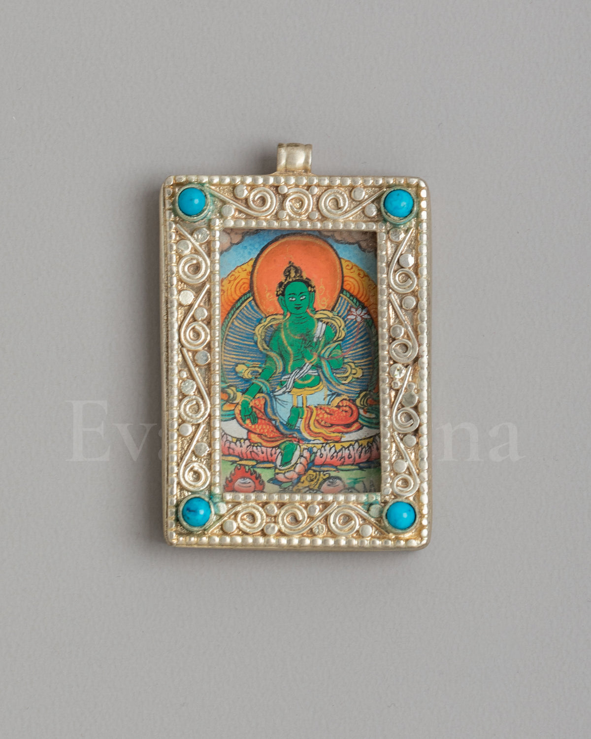 Green Tara Spiritual Pendant