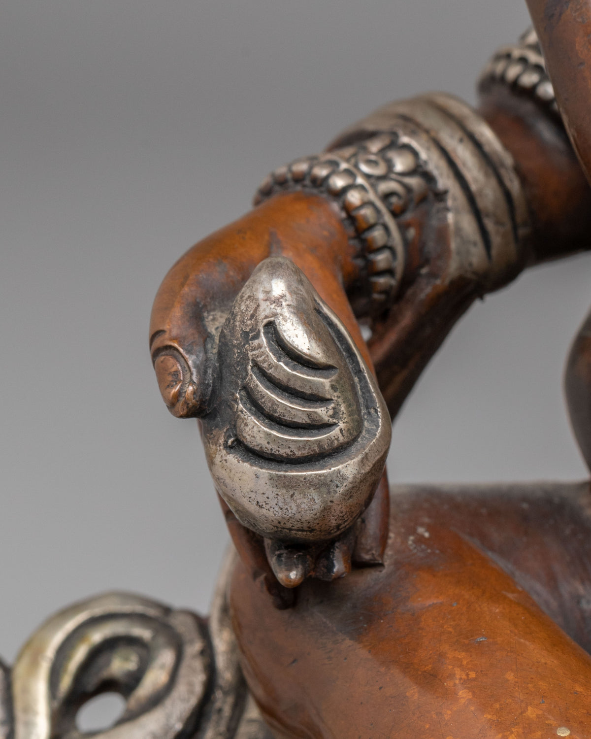 Buddhist Shrine Dzambhala Statue | Tibetan Wealth Deity Sculpture