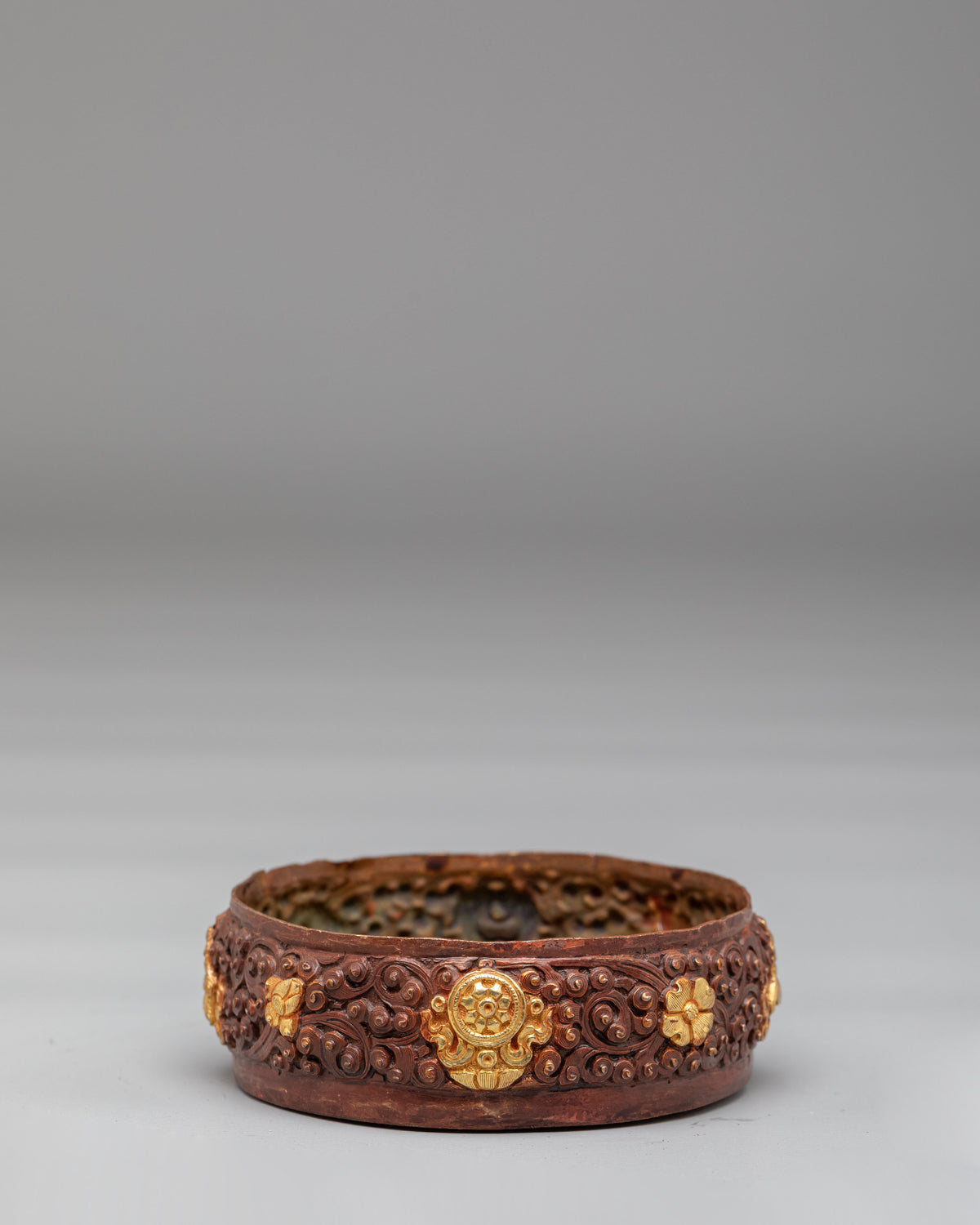 Buddhist Ritual Rice Pot | Sacred Offering Vessel for Meditation and Ceremonies
