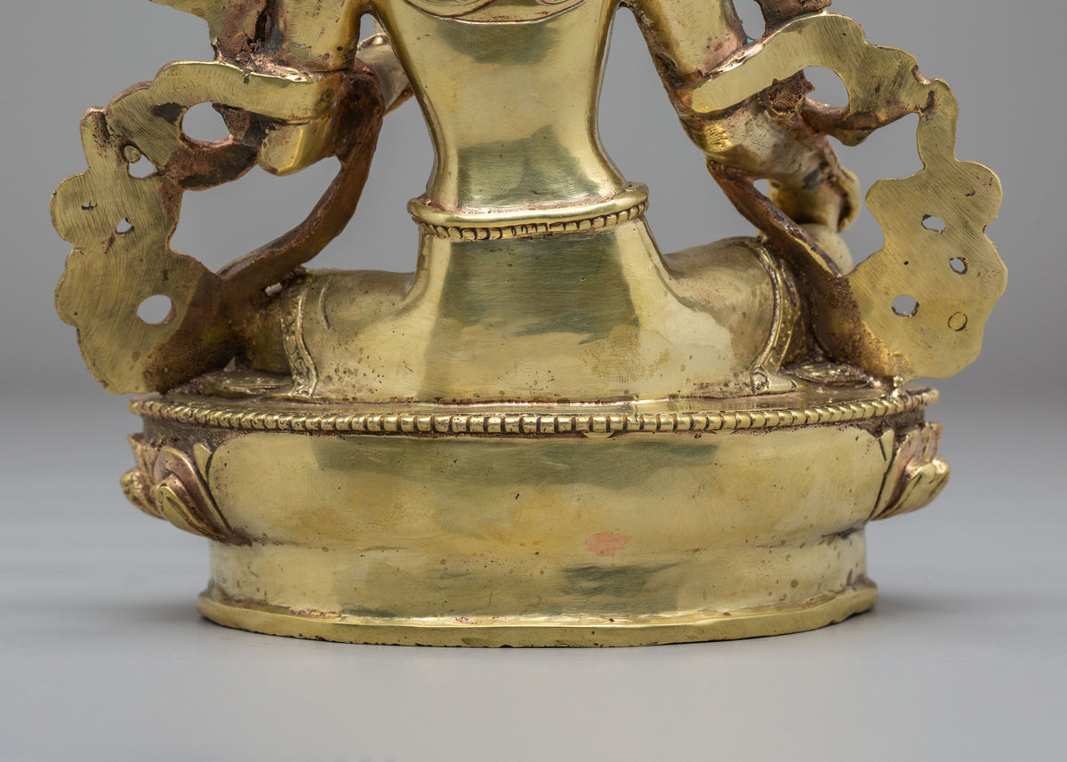 Green Tara Sacred Buddhist Statue | Divine Goddess of Compassion