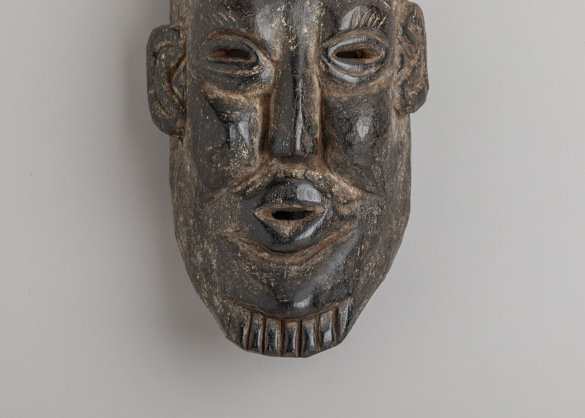 Himalayan Wall Hanging Mask | Traditional Iron Decorative Artwork