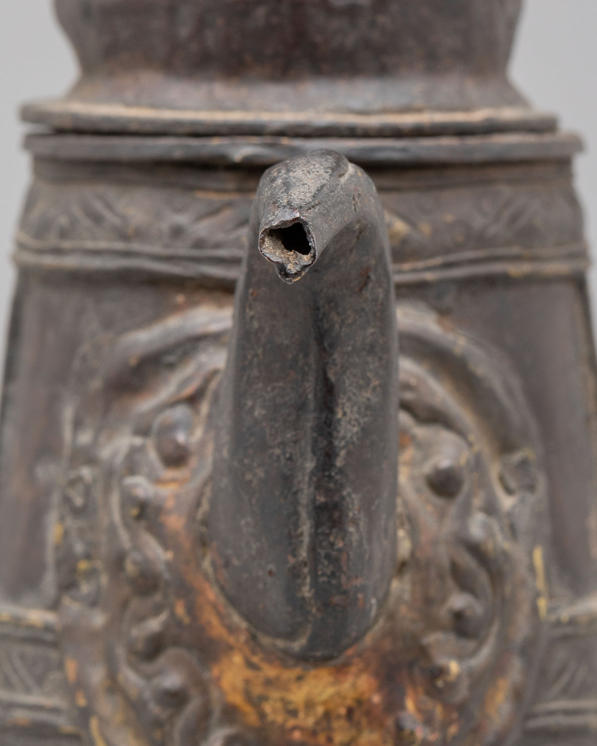 Himalayan Altar Tea Pot | Buddhist Ritual Offering Teapot
