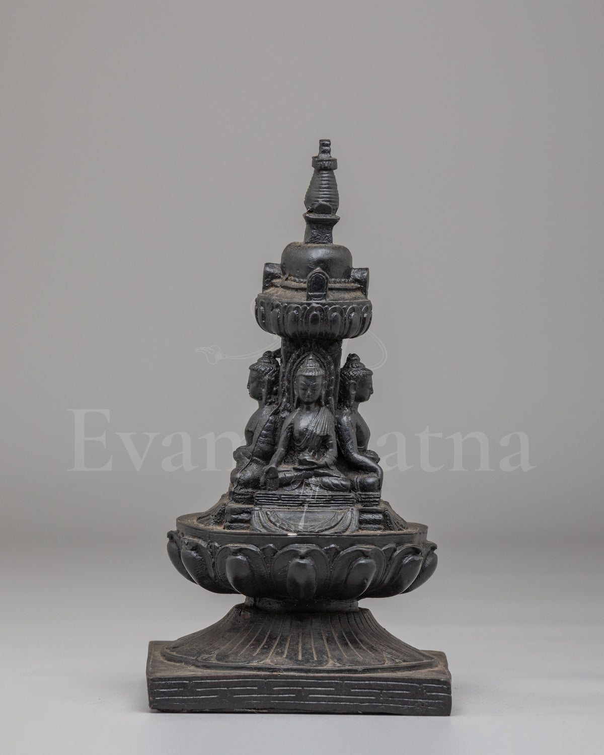 Tibetan Buddhist Five Buddha Stupa  