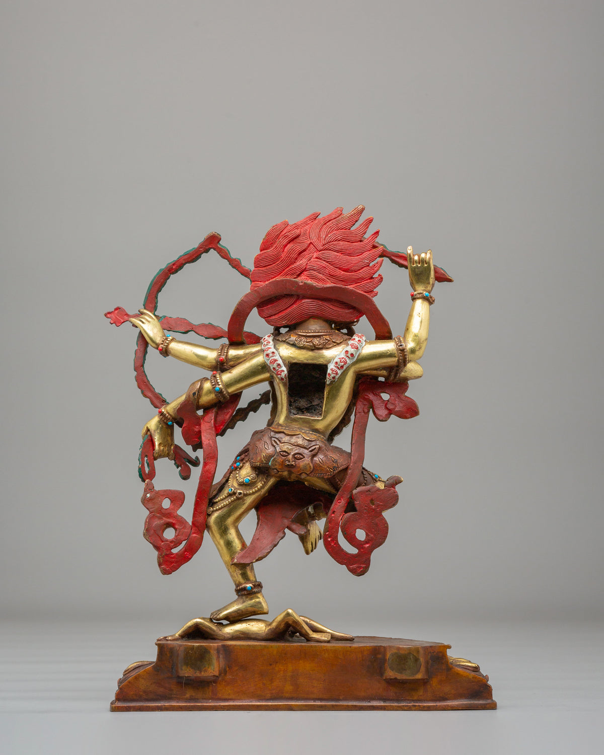 Himalayan Kurukulla Buddhist Sculpture | Tibetan Goddess of Attraction