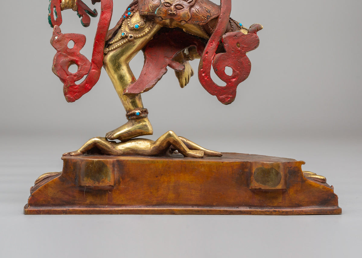 Himalayan Kurukulla Buddhist Sculpture | Tibetan Goddess of Attraction