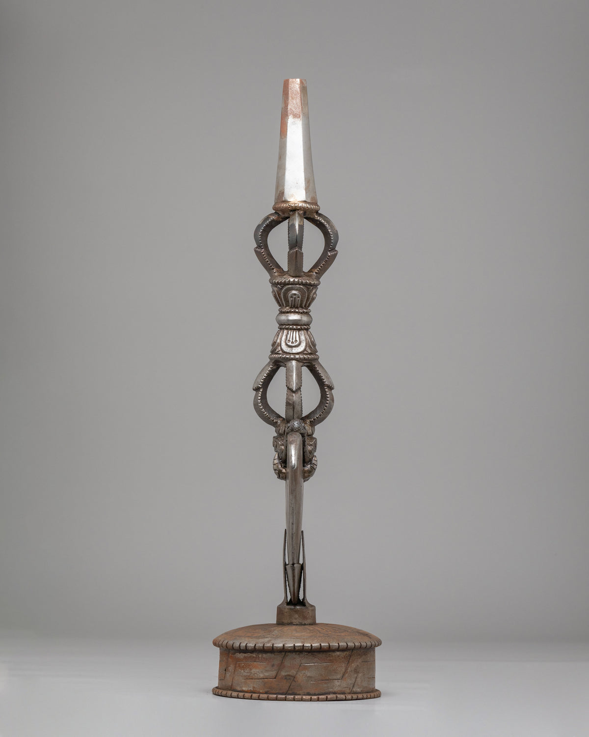 Handcrafted Kartika Knife With Stand | Sacred Ritual Dagger