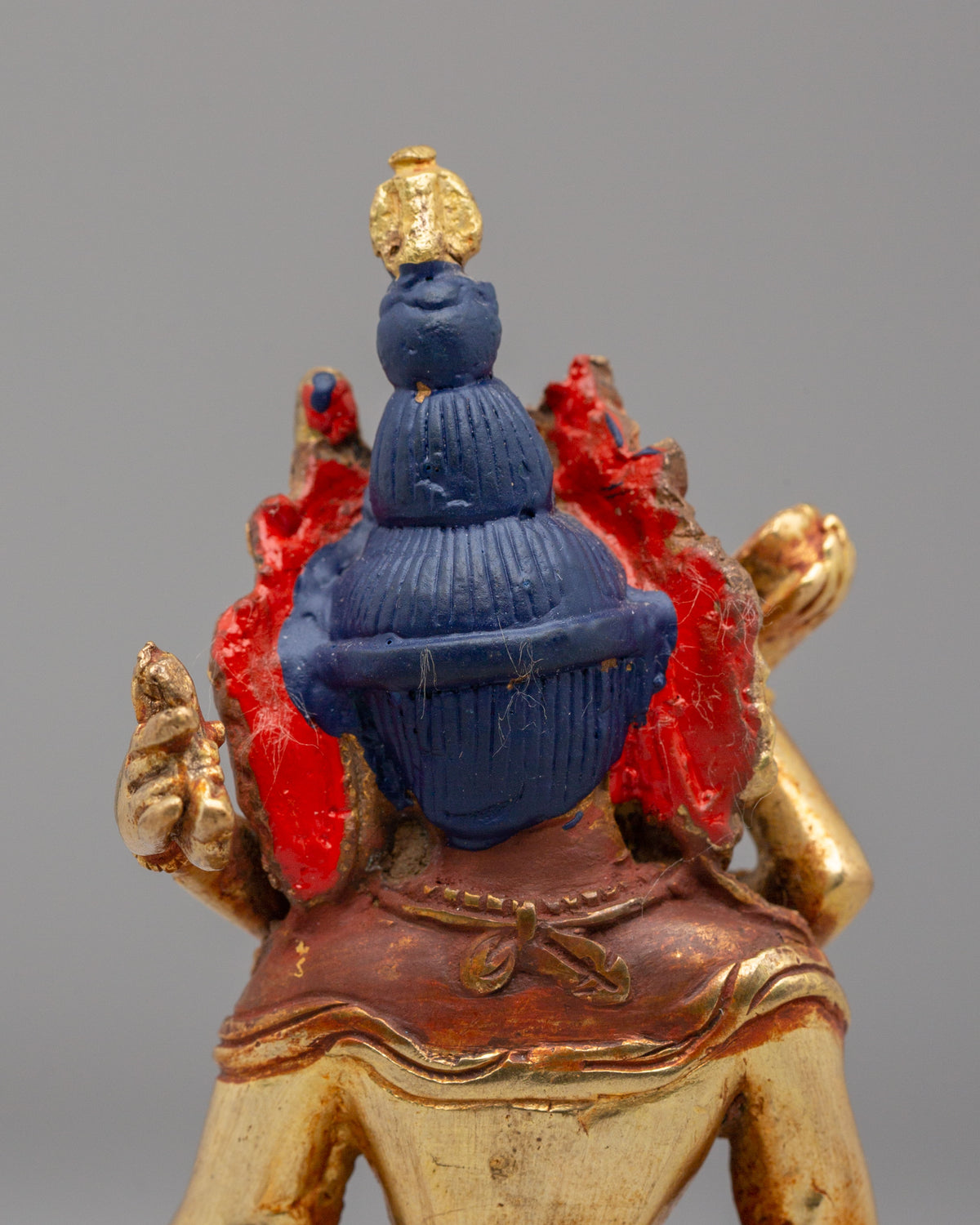 Vajrasattva Yab Yum Sculpture | Gold Gilded Copper