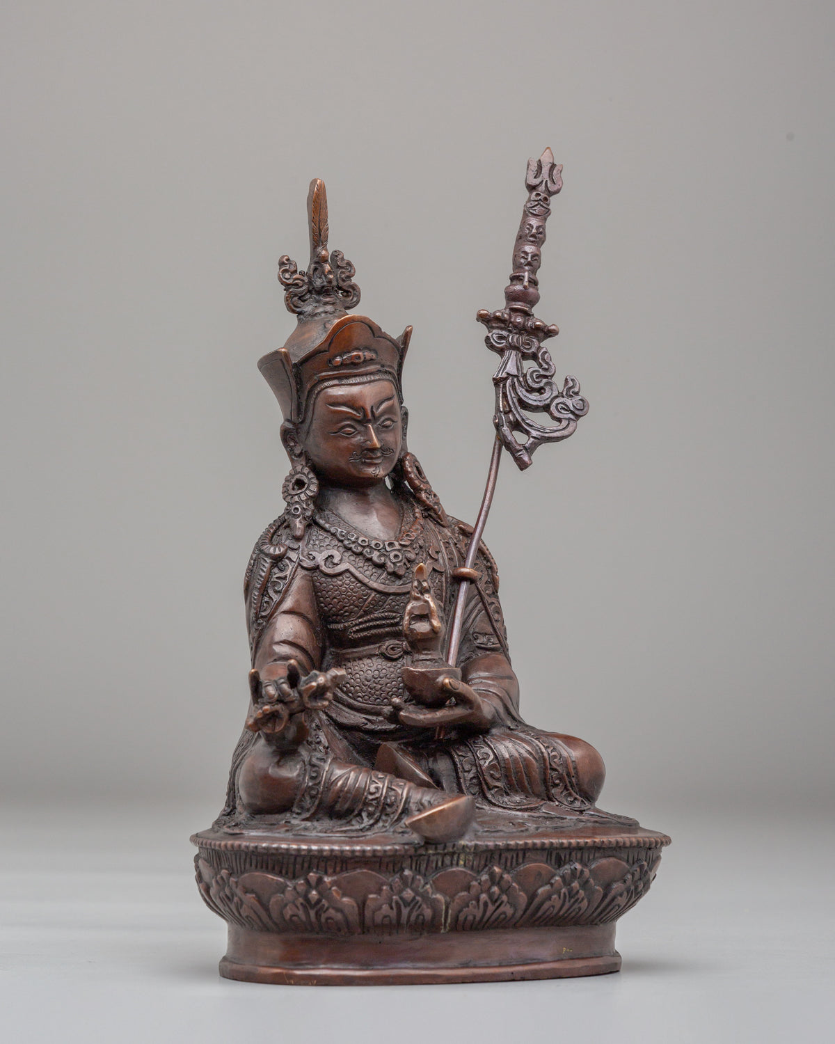Sacred Tibetan Padmasambhava Artwork | Spiritual Home Decor
