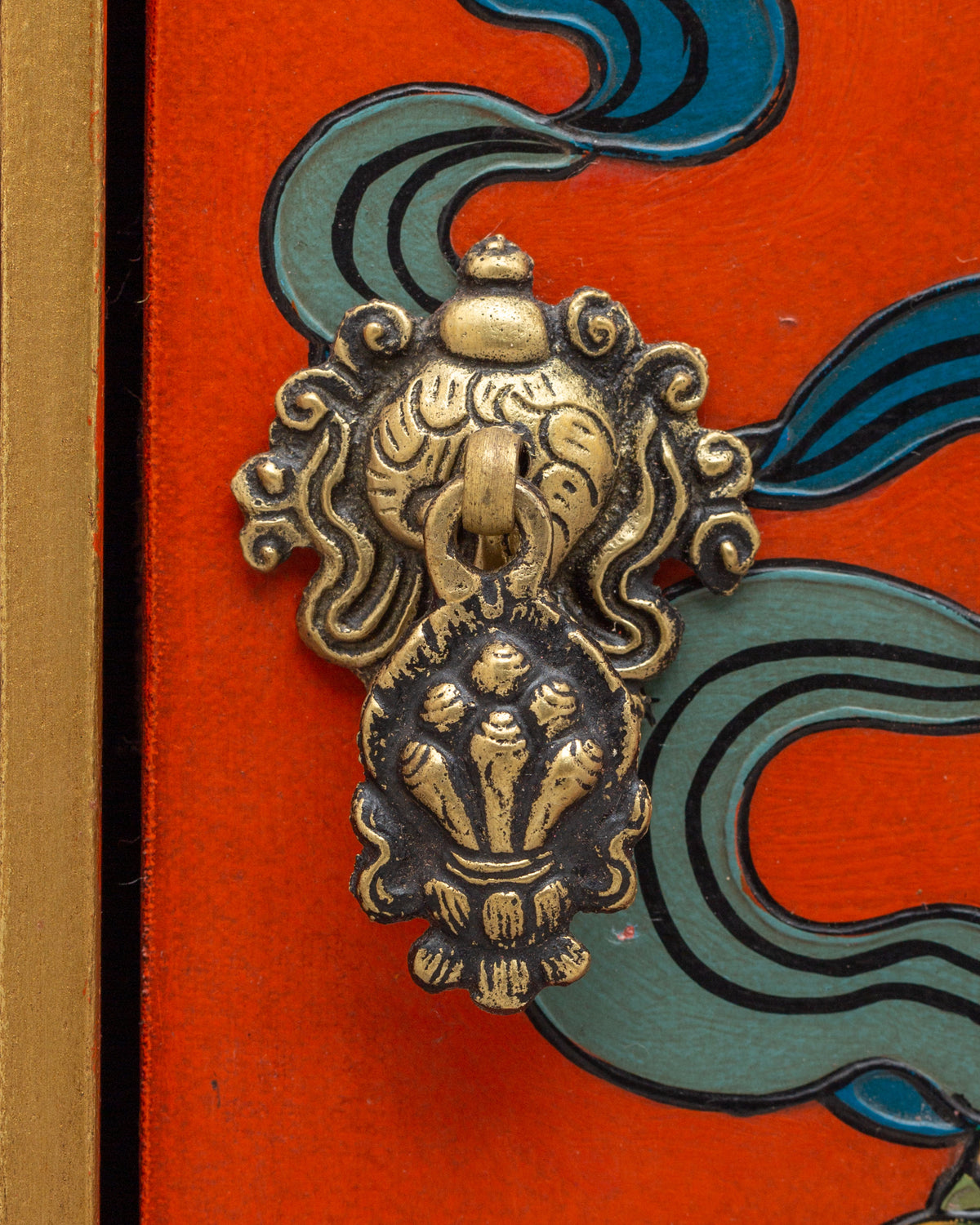 Traditional Tibetan Cabinet | Handcrafted Pine Wood Furniture