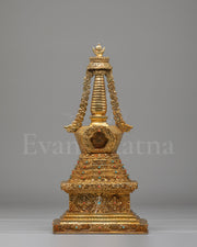 Traditional Tibetan Shrine Stupa 