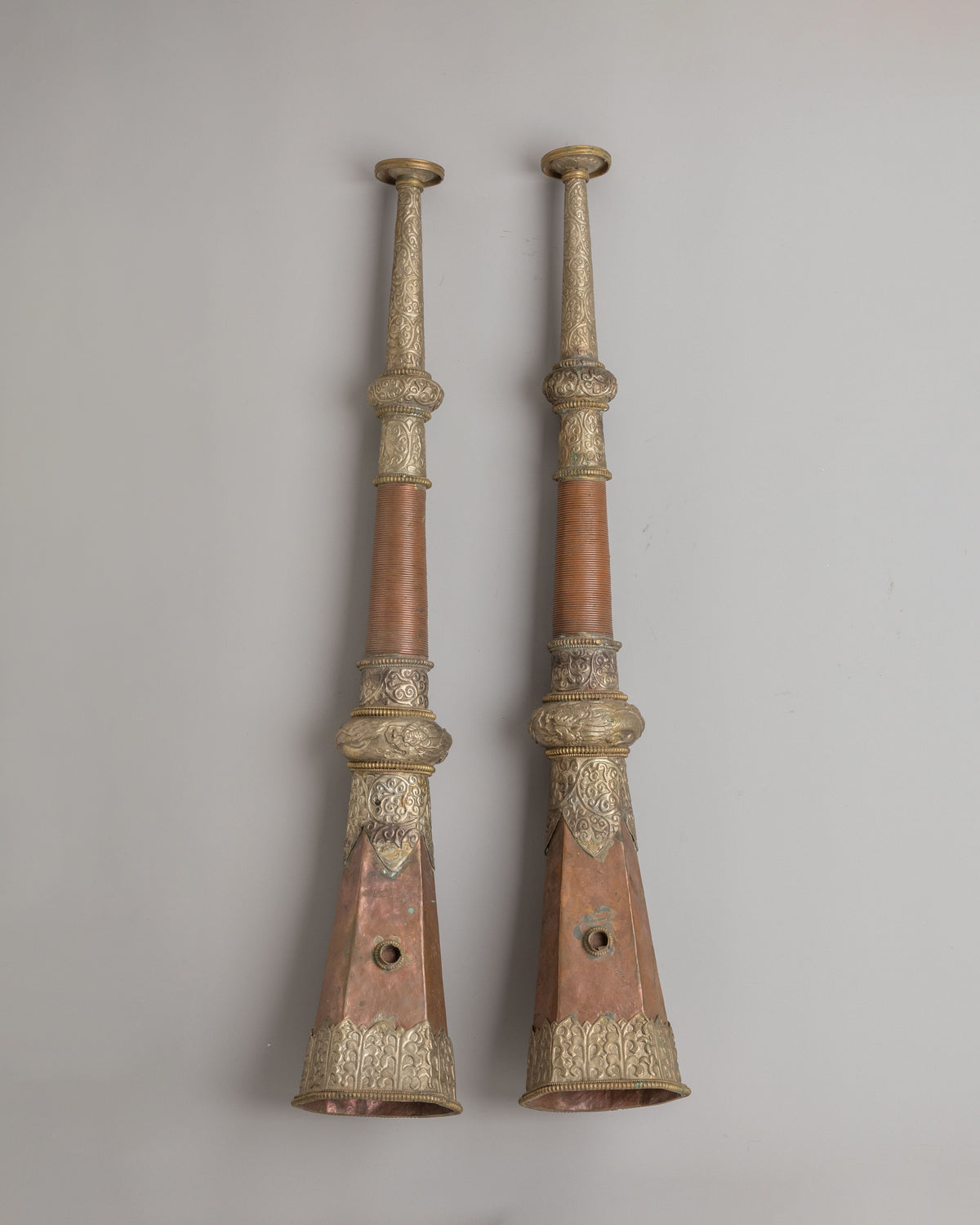 Tibetan Kangling Ceremonial Horns | Chöd Ritual Tools