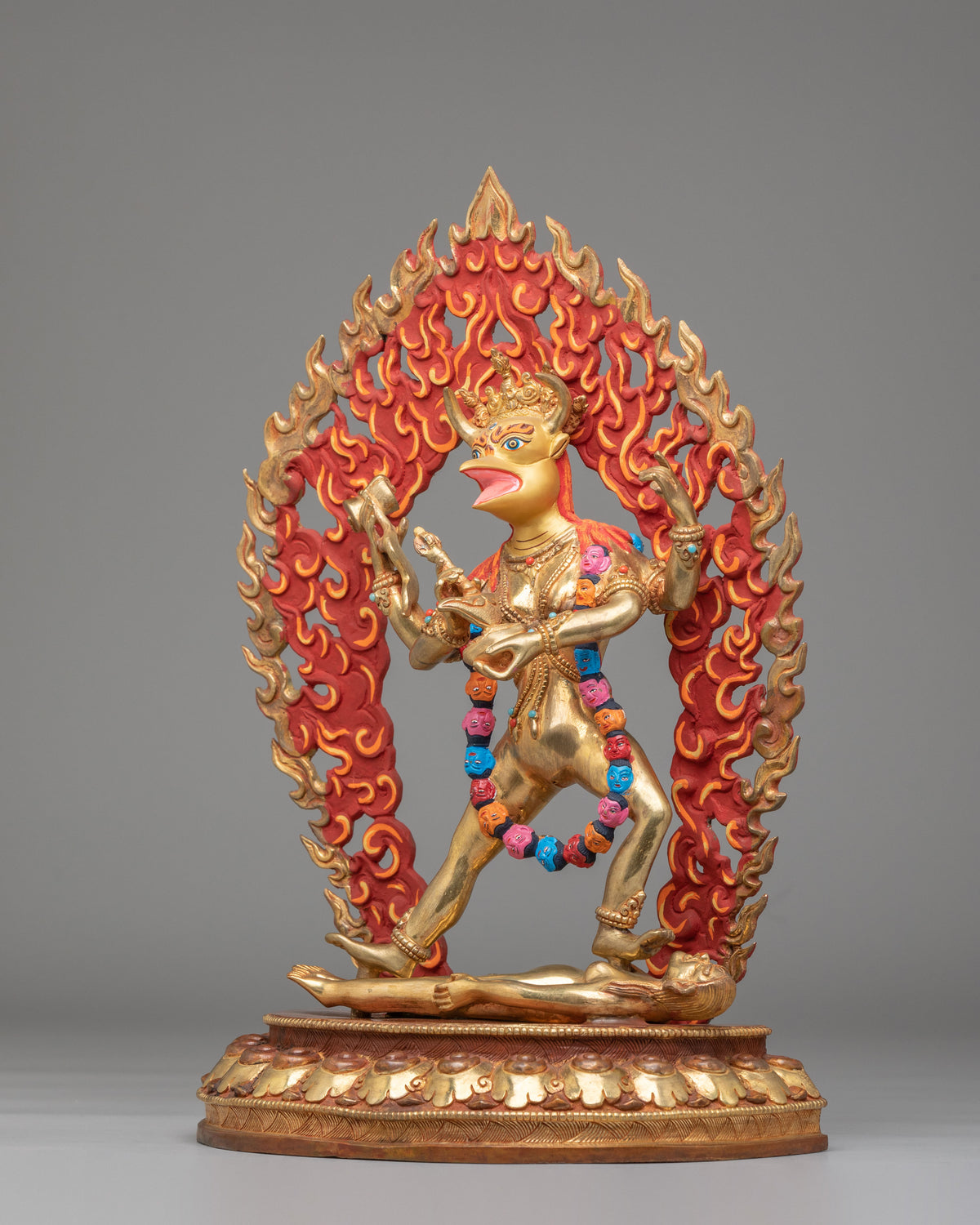 Traditional Altar Garuda Statue | Handmade Himalayan Art