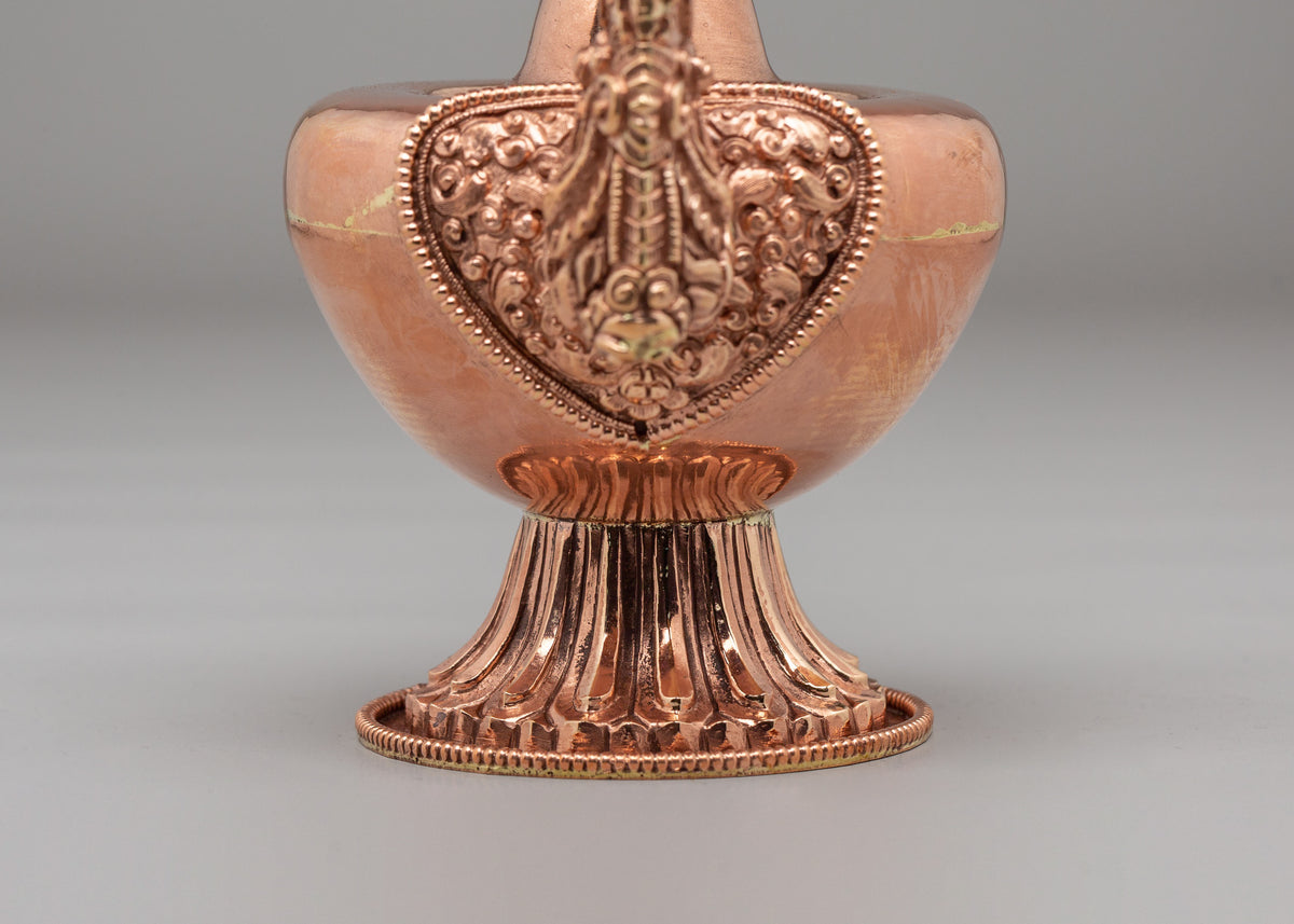 Buddhist Shrine Bhumba Set | Handcrafted Copper Ritual Vessels