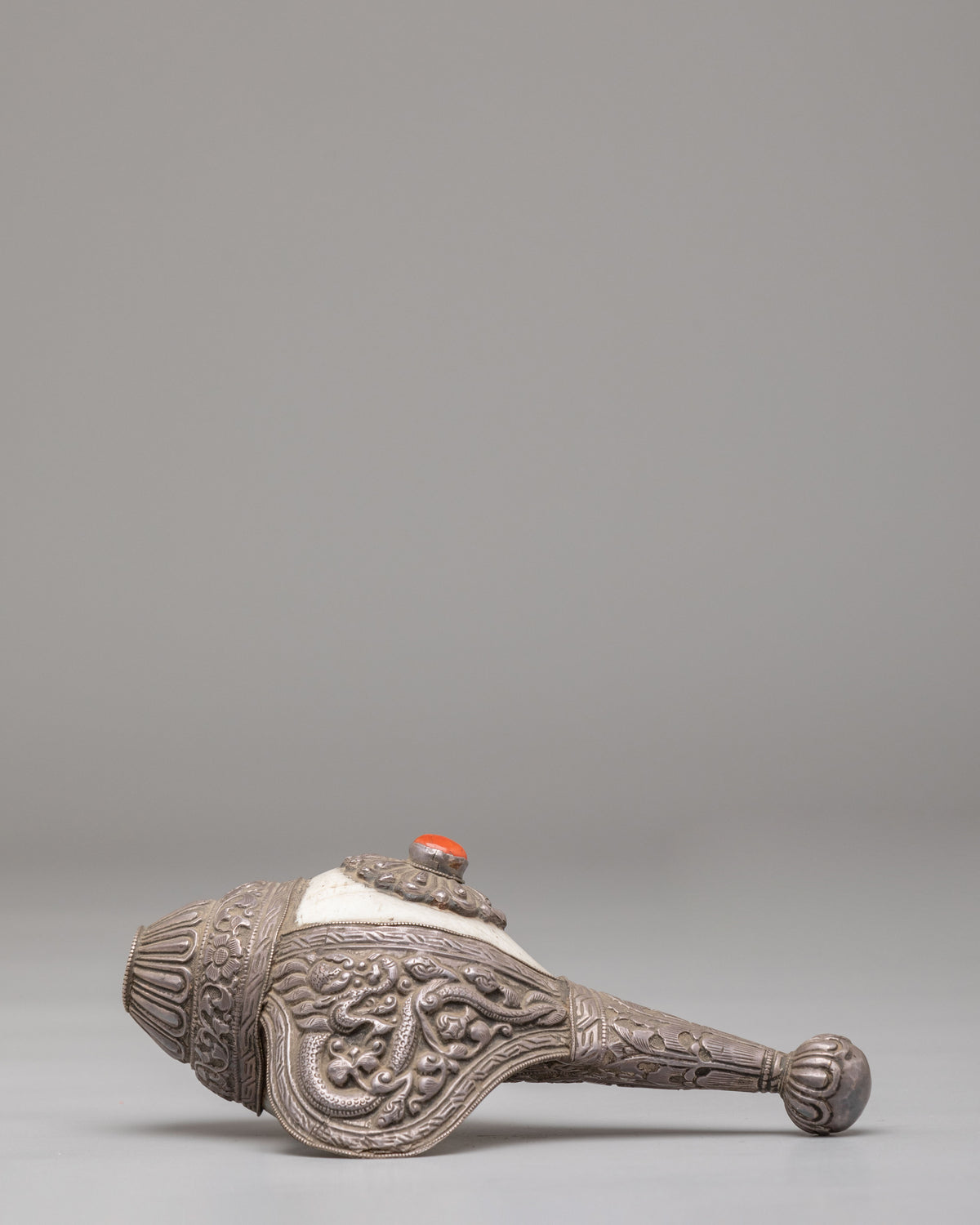 Sacred Conch Shell for Buddhist Altar | Spiritual Decor for Meditation