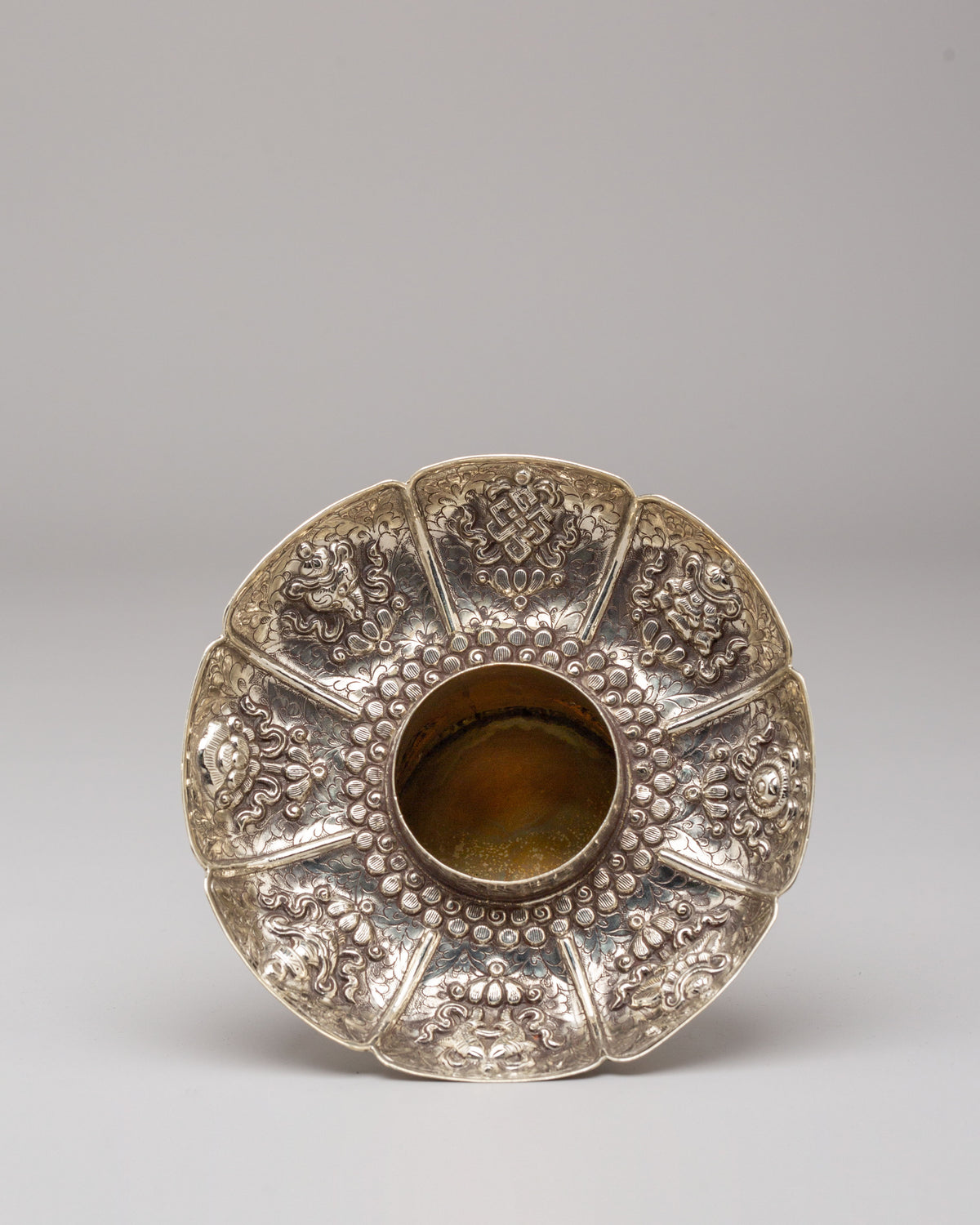 Tibetan Buddhist Tea Cup Cover | Handcrafted Tea Pot Lid