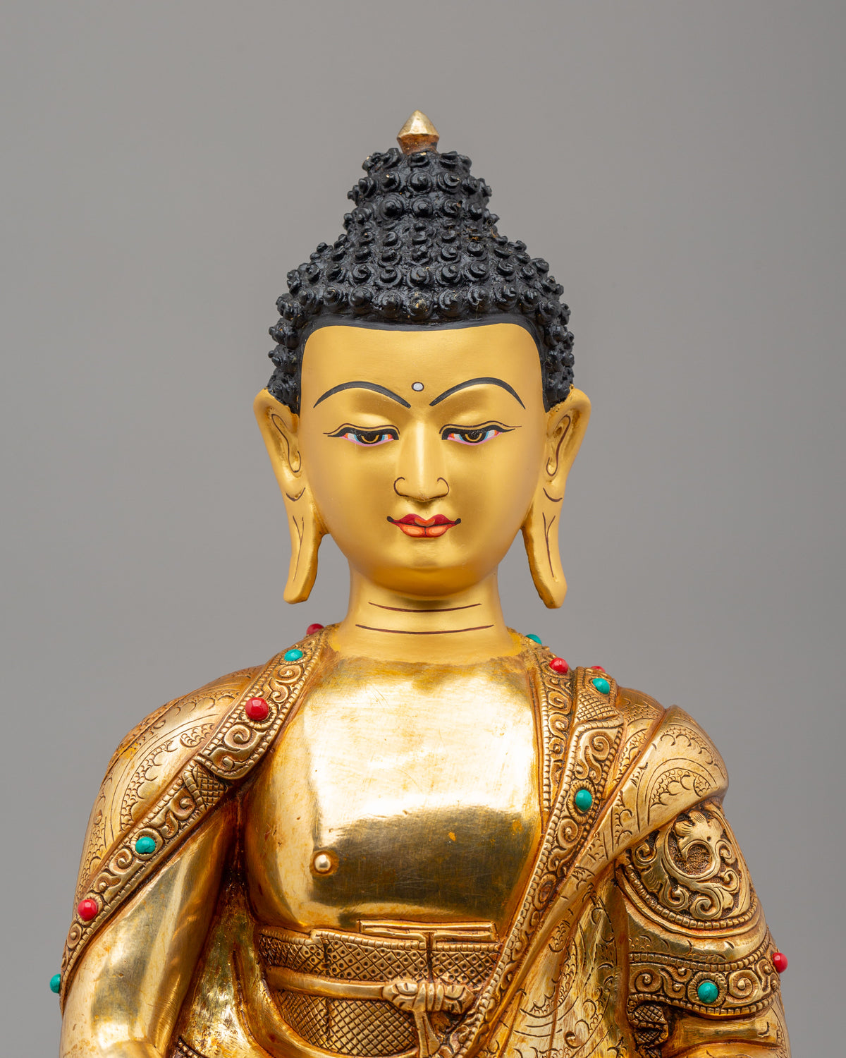 Tibetan Amitabha Buddha Sukhavati Statue | Handcrafted Tibetan Artwork