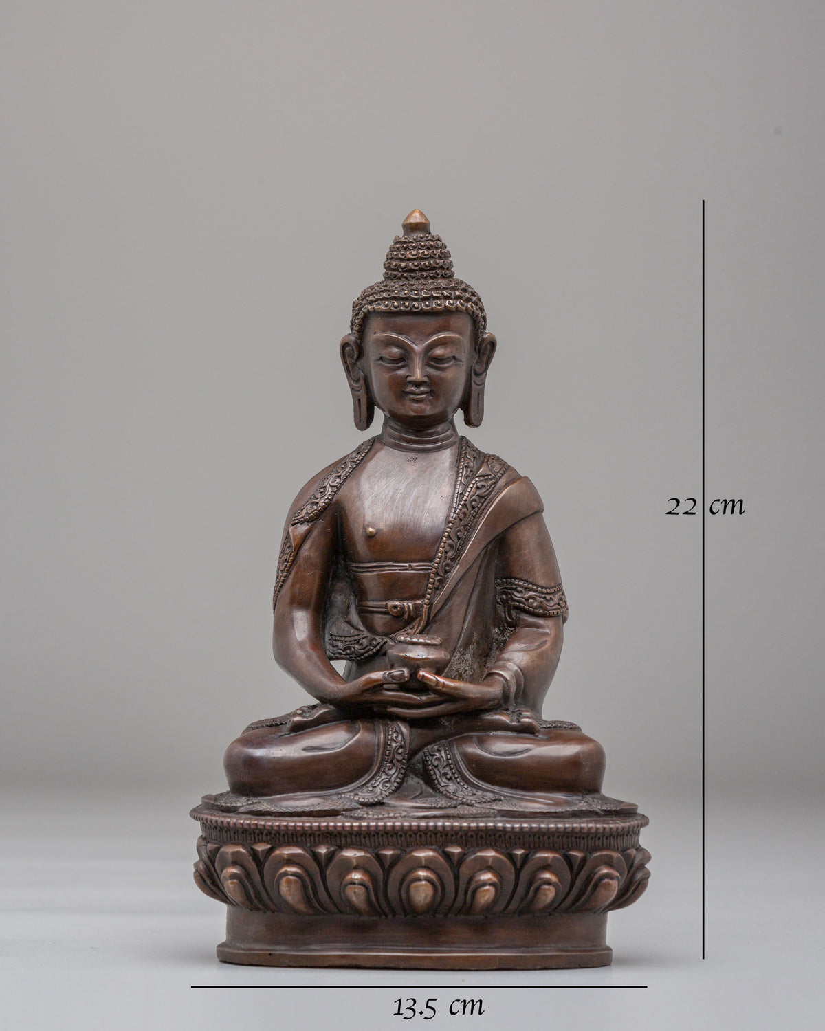 Handmade Altar Amitabha Buddha Statue | Himalayan Artwork