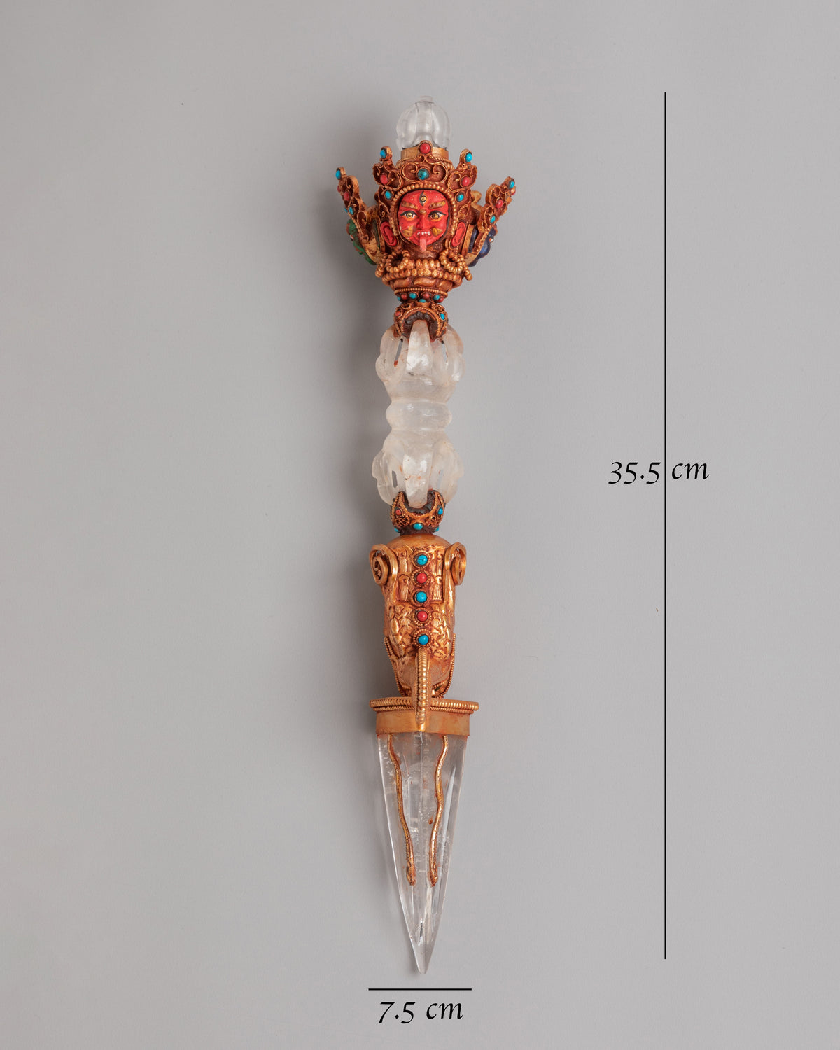 Buddhist Ceremonial Phurba Dagger | Symbolizing Spiritual Power