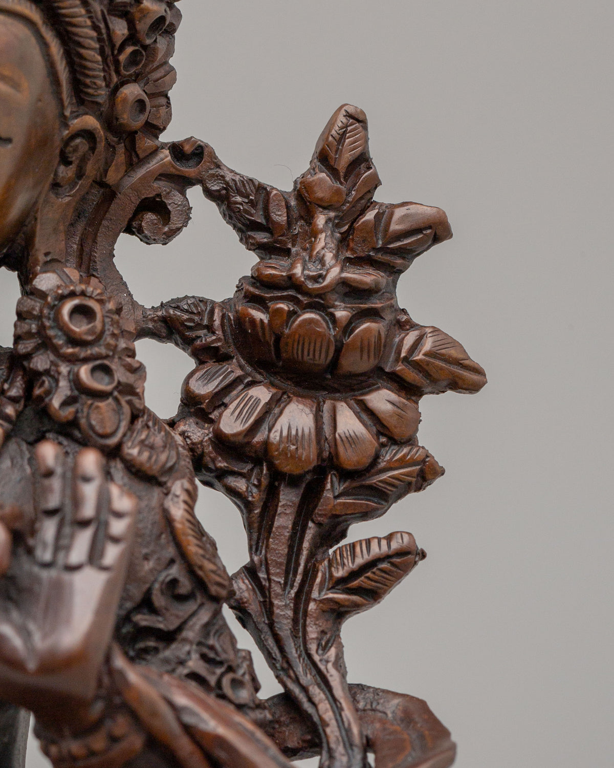 Tibetan Buddhist Manjushri Sculpture | Spiritual Home Decor