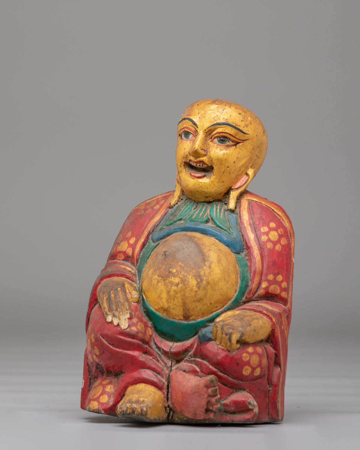 Sacred Altar Laughing Buddha Statue | Symbol for Happiness and Good Fortune