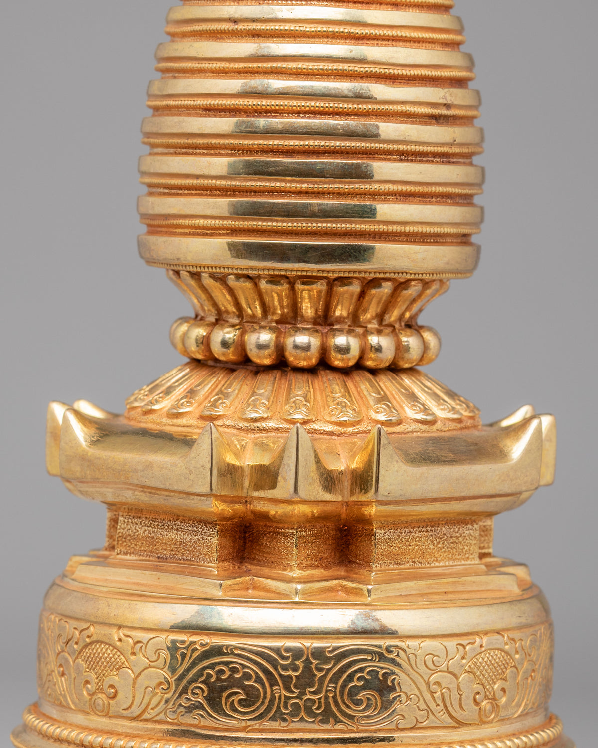 Sacred Buddhist Kadampa Chorten | Handcrafted Tibetan Buddhist Stupa