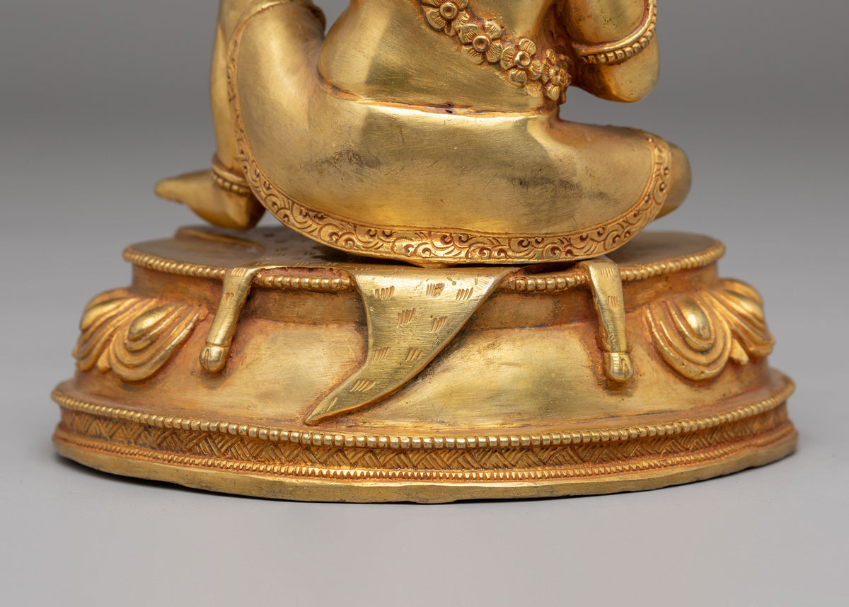 Mahasiddha Virupa Sculpture | Handcrafted Tibetan Artwork
