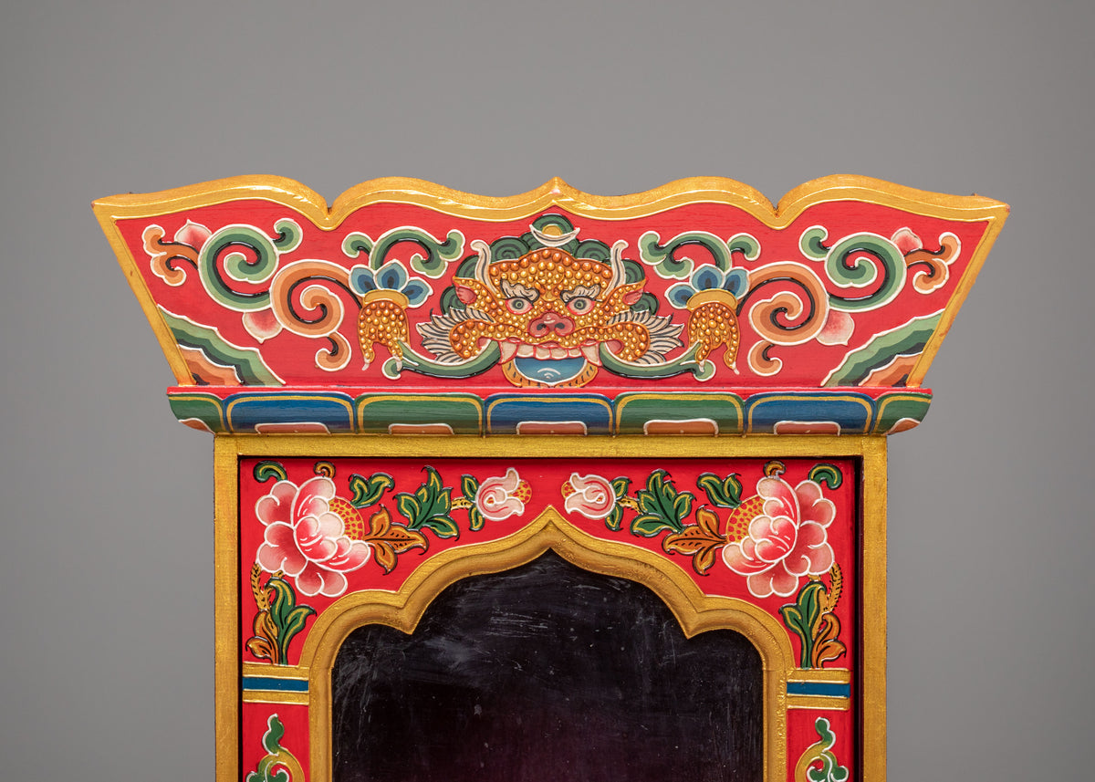 Spiritual Shrine Altar Box | Sacred Storage Chest for Home Decor