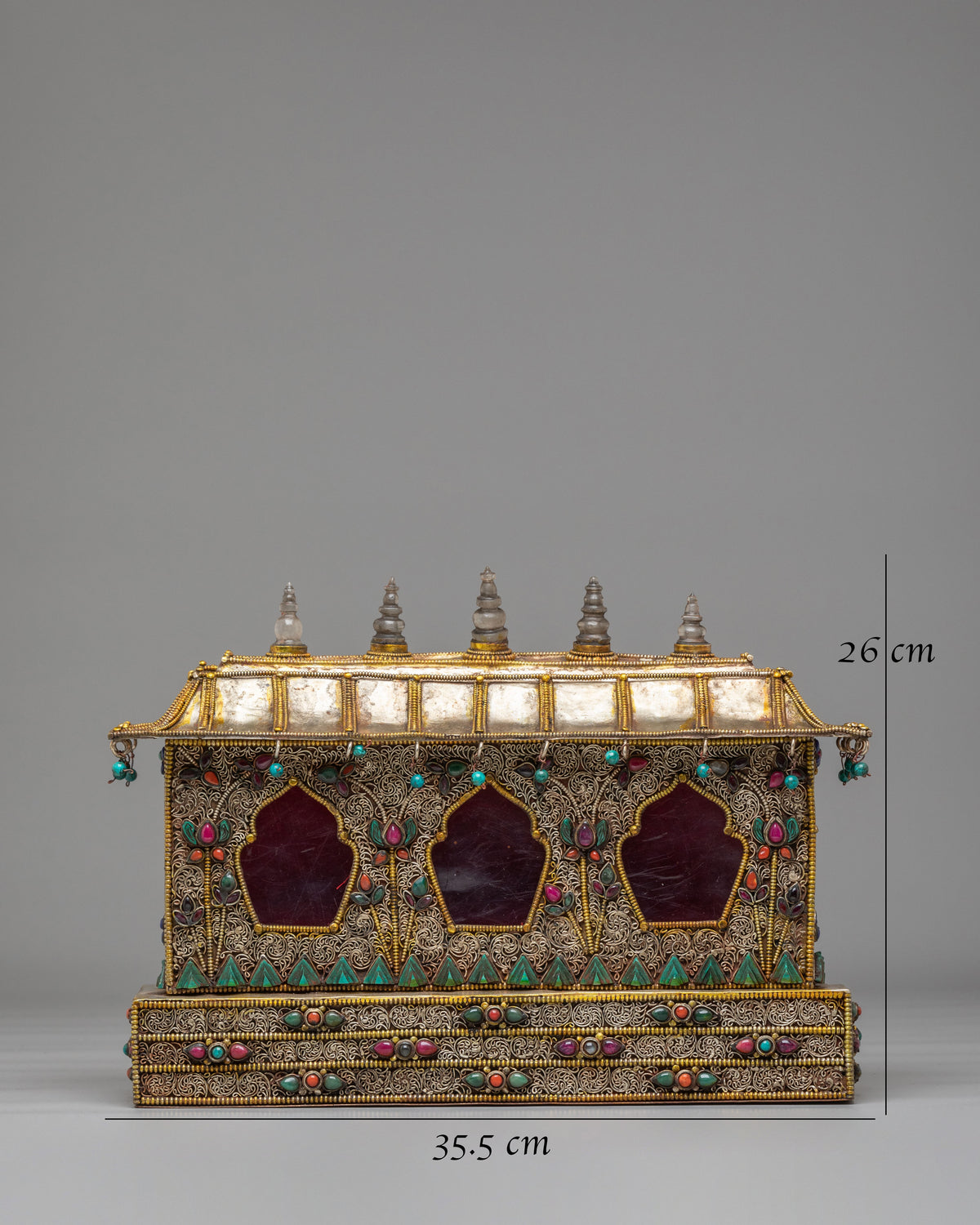 Buddhist Altar Shrine Box | Tibetan Meditation Box