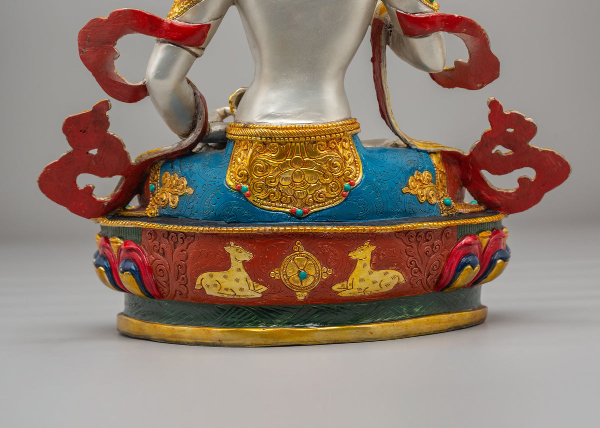 Vajrasattva Buddhist Purification Statue | Traditional Tibetan Artwork