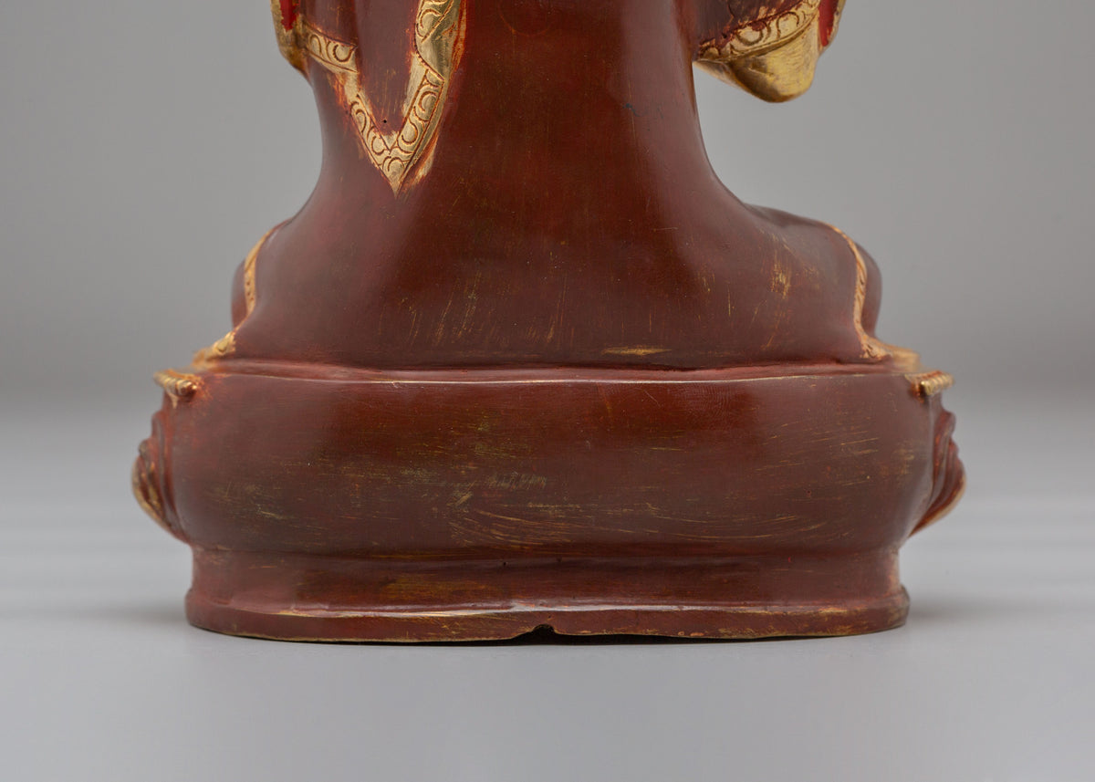 Lama Je Tsongkhapa Sculpture | Himalayan Tibetan Artwork