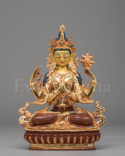 Traditional Chenrezig Compassion Sculpture 