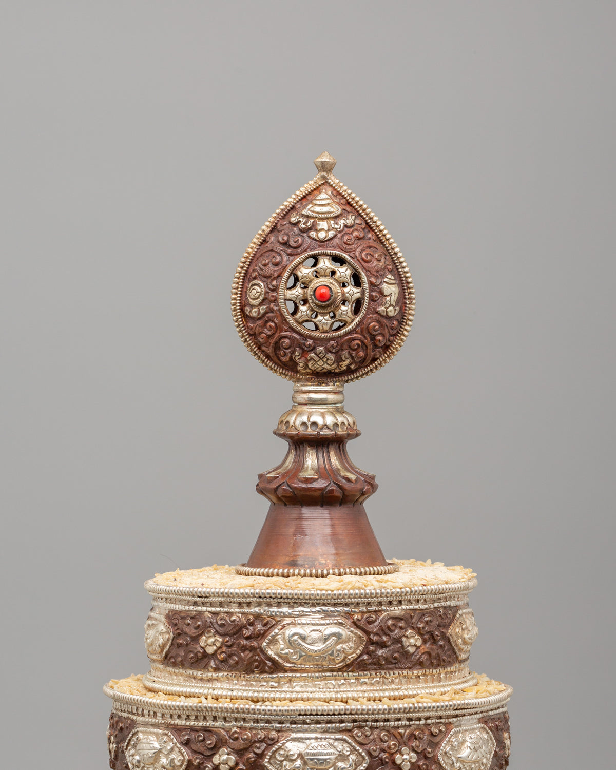 Vajrayana Mandala Offering Set | Tibetan Ritual Art for Spiritual Practices