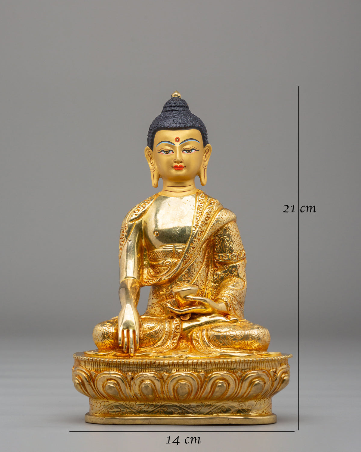 Tibetan Namo Shakyamuni Buddha Statue | Spiritual Home Decor