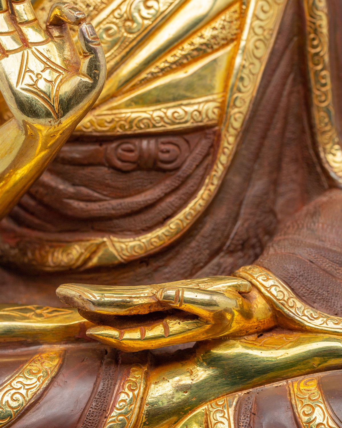 Tsongkhapa Buddhist Sculpture Set | Gelug Buddhist Masters