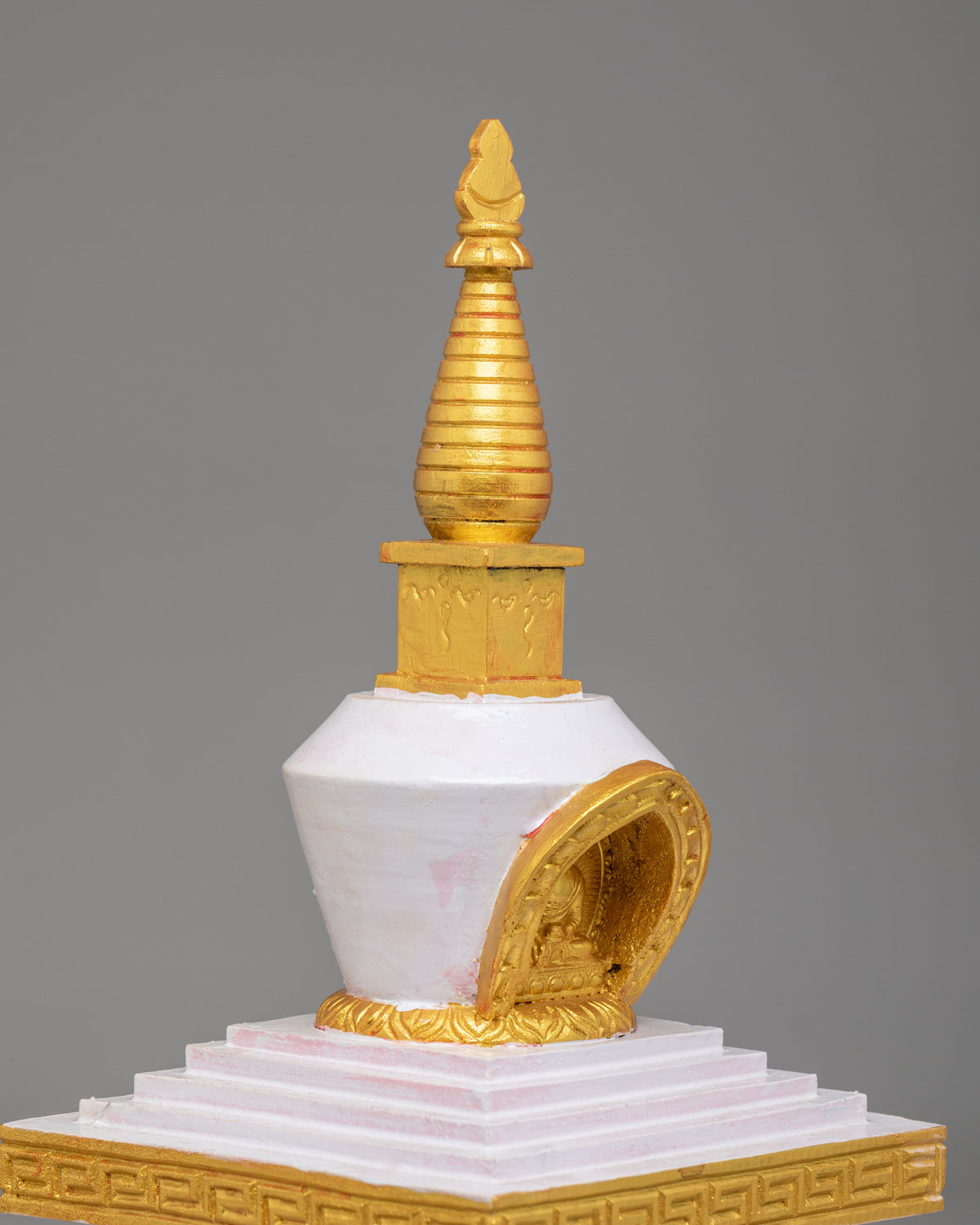 Buddhist Enlightenment Stupa for Altar | Sacred Tibetan Spiritual Art