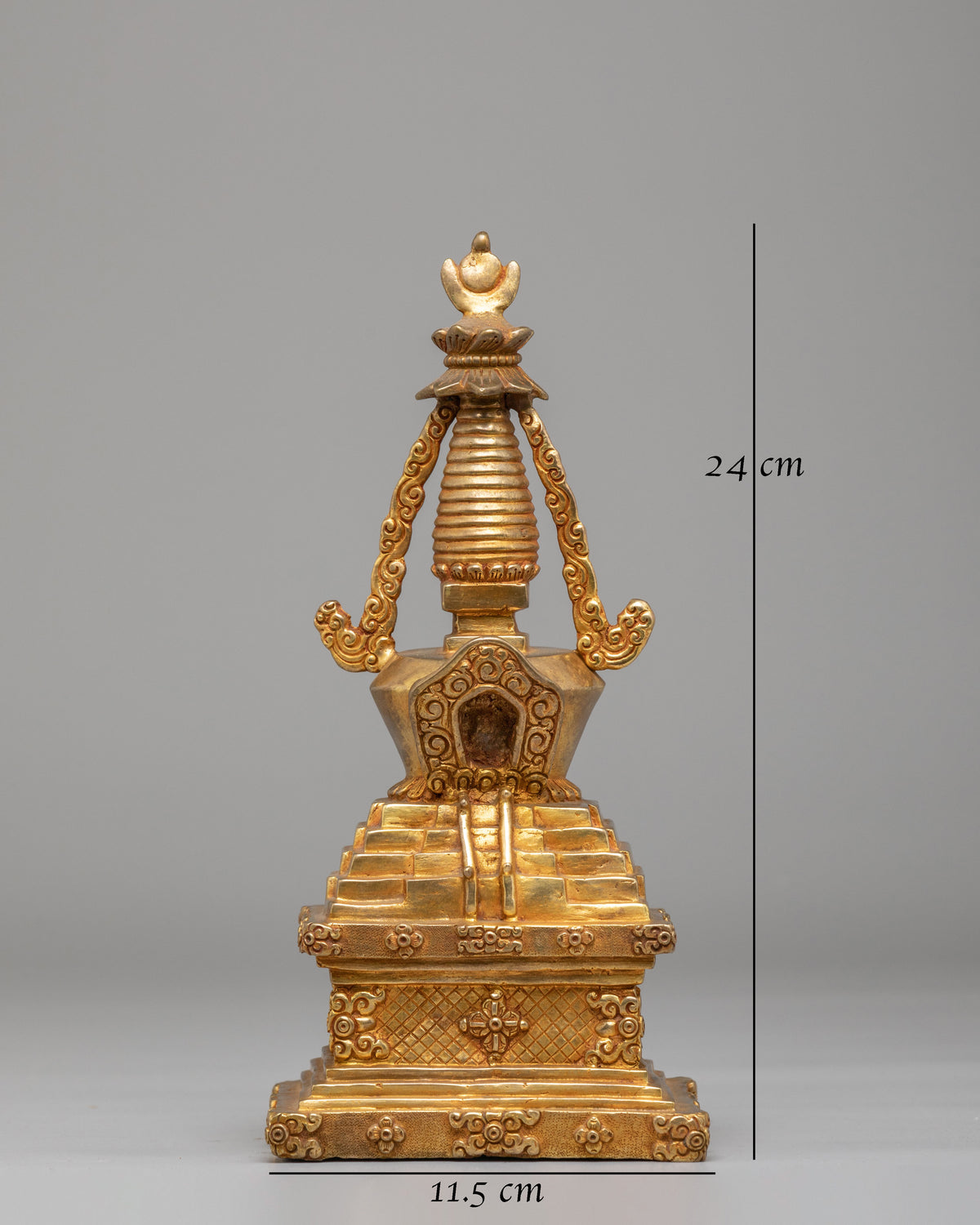 Sacred Descent From Heaven Stupa | Tibetan Buddhist Stupa