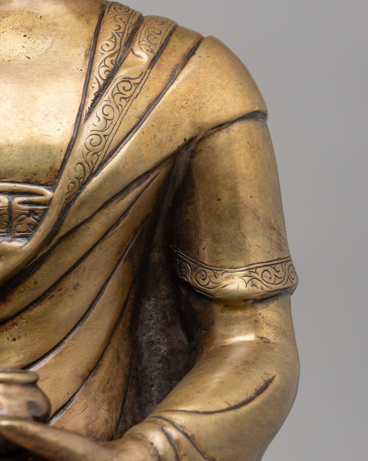 Shakyamuni Buddha Sacred Buddhist Statue | Handcrafted Figurine for Altar Decor