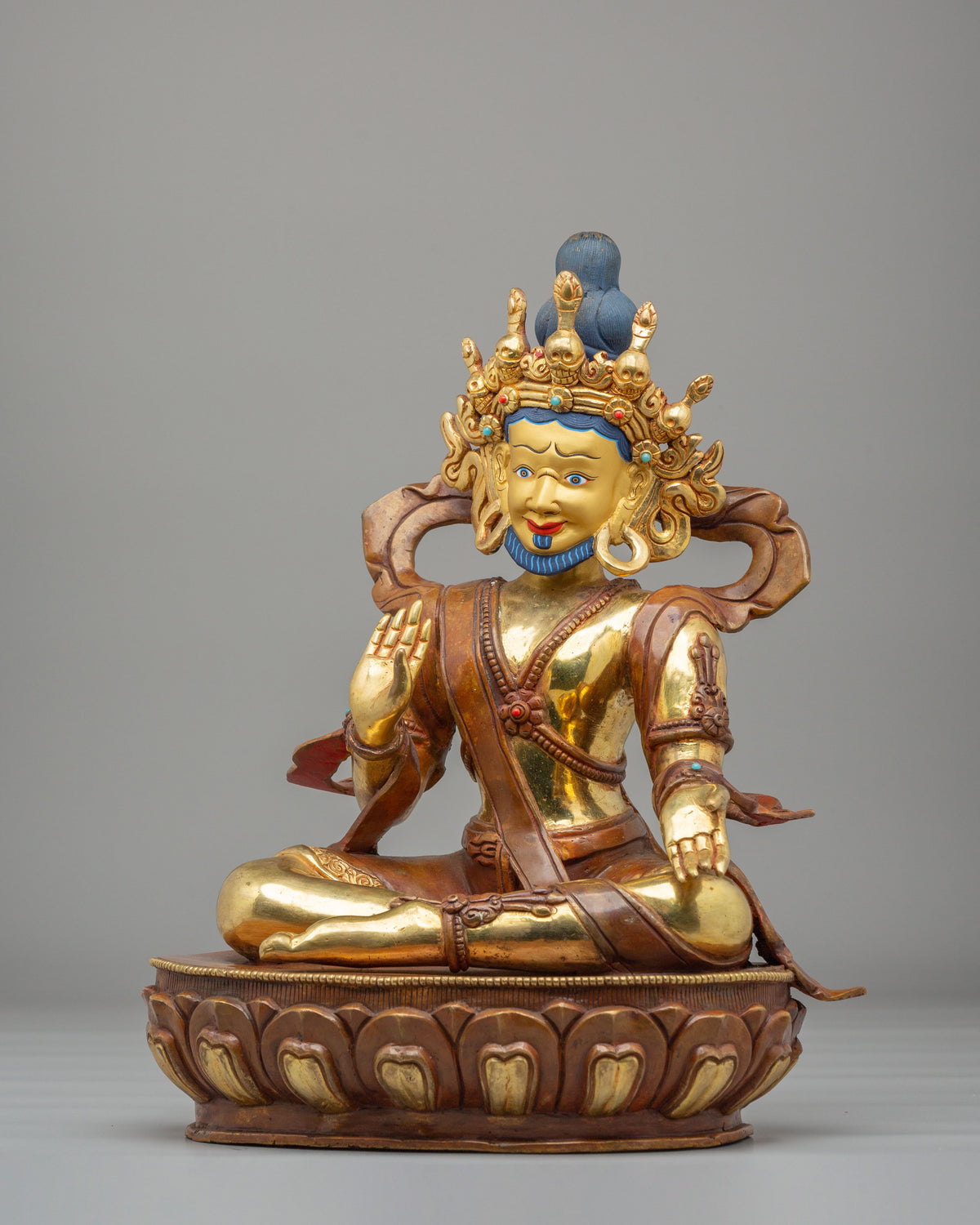 Mahasiddha Naropa Buddhist Sculpture | Handmade Tibetan Art