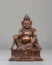 Handmade Dzambhala Meditation Statue 