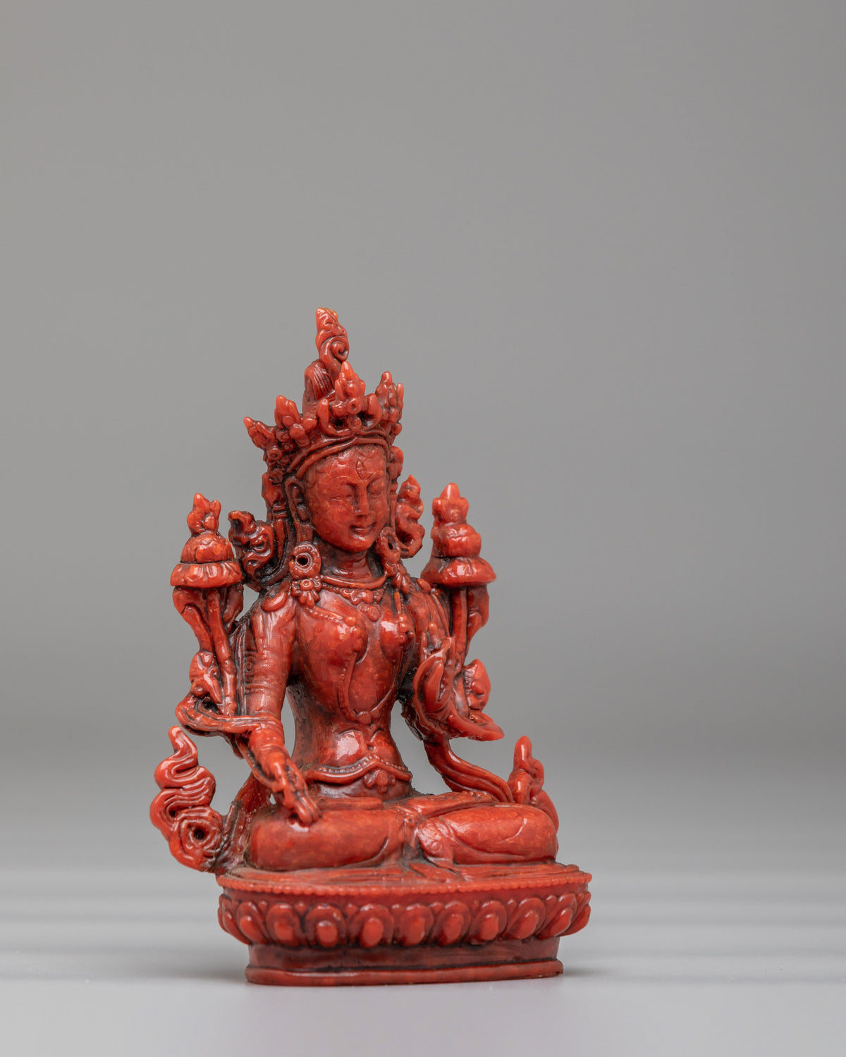 Traditional White Tara Buddhist Sculpture | Buddhist Spiritual Artwork
